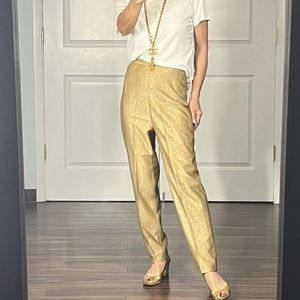 Koret of California Gold lame pants